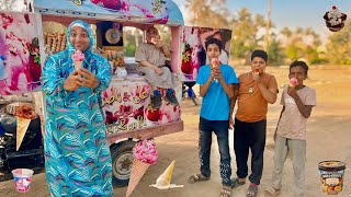 لما ام كشري تبيع ايس كريم 🍦 في الشارع 😂 عمر الزير 