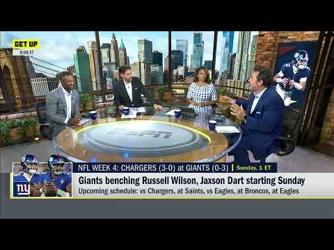 'Jaxson Dart STARTING for the Giants is a DESPERATION MOVE!' 😳 - Jeff Saturday on Week 4️⃣ | Get Up