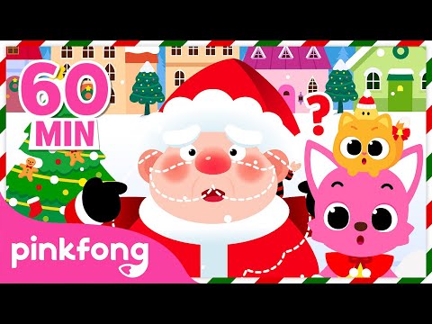 [Best of the Best] 🎄NEW Christmas Songs for Kids | Find Santa's Beard + Yes Papa | Official Pinkfong