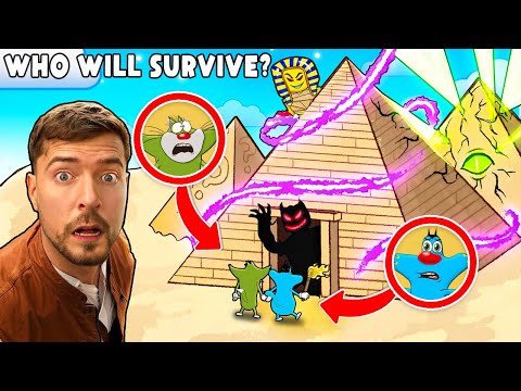 “MrBeast Trapped Oggy & Jack in a CURSED ROBLOX PYRAMID! 😱 (Impossible Escape!)”