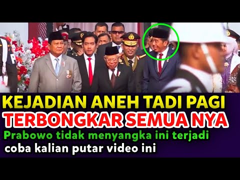 KEJADIAN ANEH TADI PAGI SAAT PRABOWO LAKUKAN INI, JOKOWI TERSENYUM