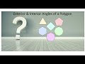 Exploring Angles in Polygons