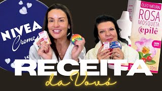 CREME NIVEA e ROSA MOSQUETA | A Receita da Vovó