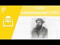 Quiz on the Constitutional Act of 1791