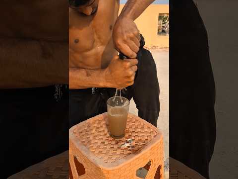 How many push-ups Can make 1 glass of sweat?  #shorts