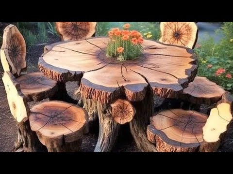 Creative Woodworking Development // Craftsman Turns Worthless Log Into Thousand Dollar Coffee Table