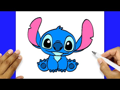 Stitch Drawing Easy Cute | How To Draw Stitch