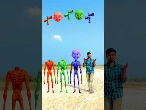 green red, purple & black alien vs Me correct headmatching new game magical video | #viral#vfx