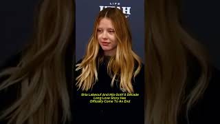 Shia LaBeouf and Mia Goth have parted ways #ShiaLaBeouf #MiaGoth #CelebrityNews#News#Shorts