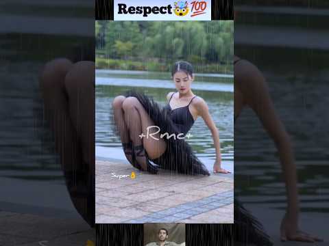 Respect😱💯|| The girl sitting on the bank #shorts #respect