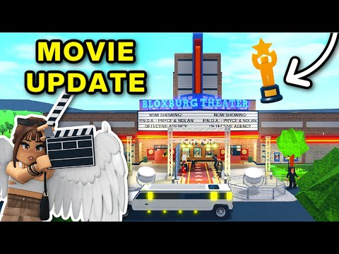 BLOXBURG *MOVIE* UPDATE + THEATER (I'm Obsessed)