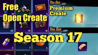 Free opening pubg create | PubG mobile premium Create opening | 2021 new season opening create