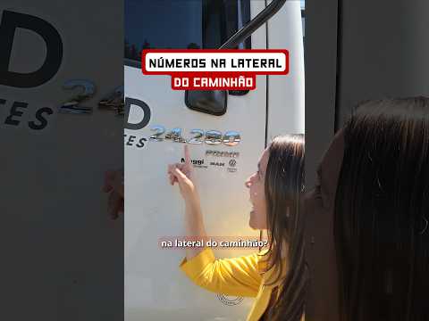 O que significam os números da lateral dos caminhões?