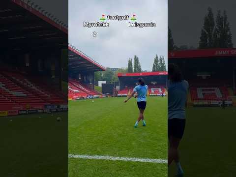 ⛳️FOOTGOLF CHALLENGE 🔥 SUBSCRIBE FOR MORE CONTENT 🙌🏽 #footgolf #football #soccer #viral #futbol