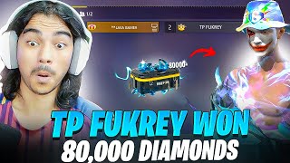I Become TP Fukrey to Won 80000 Diamonds💎 Angry Streamer Challenege - Laka Gamer