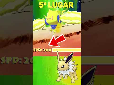 RANQUEANDO TODAS EVOLUÇÕES DO EEVEE DA PIOR A MELHOR #Shorts