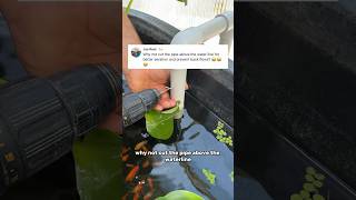Why not cut my pipe ABOVE the water?