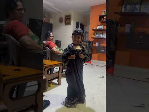 Havish is wearing his moms dress #kuyyavlogs #funny #vinaykuyya #comedy