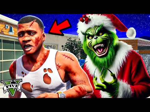 Nunca Ataques al GRINCH de la NAVIDAD 😨 en GTA 5!