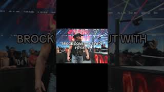 WHO BROCK FACE AT WRESTLEMANIA? 👀 #wwe #shorts
