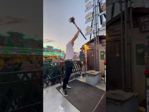 When Strength Meets Precision #holidayswithyoutube #shortsfeed #oktoberfest #strongman