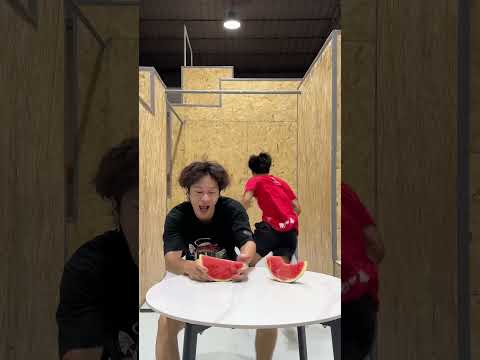 💥Who Ate The Watermelon First #funny #trickinglife