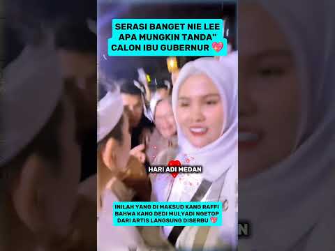 waduh nampaknya calon Bu gub nie Lee 😘💖💖💖 serasi banget kompak putih putih 😘 #kangdedymulyadi #duet