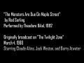 Exploring The Monsters are Due on Maple Street