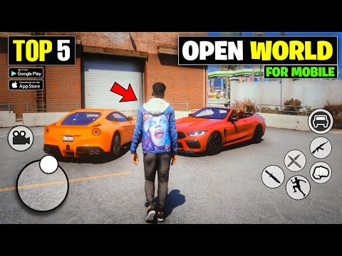 Top 5 Open World Games For Android 2025 l Open World Games For Android games