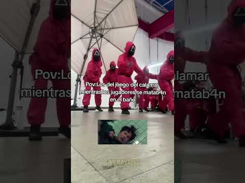 LOS SOLDADOS del juego del calamar 2 ⭕Cuando los jugadores se mataban en el baño #KenayFlix