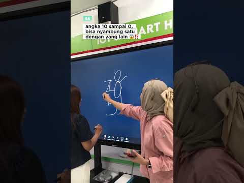10-0 BISA NYAMBUNG 😱⁉️ PENGALAMAN SERU NULIS DI INTERACTIVE SMARTBOARD I-TECHSMART