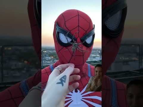 A aranha que picou o homem aranha 🤪 #marvel #spiderman #funny #spidermancosplay #comedy