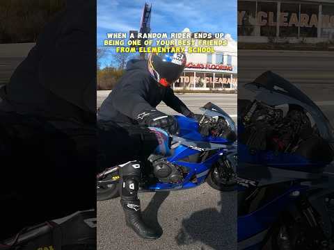 When Your Riding With a Random But It Ends up Being…?#yamaha #mt09 #r6 #cbr #h2 #honda #ride #moto