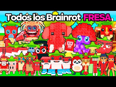ROBÉ TODOS LOS BRAINROT FRESA EN STEAL A BRAINROT 💀
