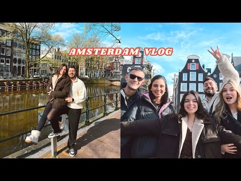 Dostlarla 3 gün Amsterdam Vlogu: sabah akşam patates🍟 Dam Square'de kavga ve dahası