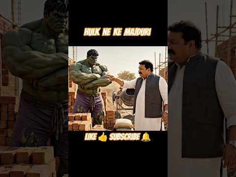 जब हल्क को करनी पड़ी मजदूरी #shorts #viral