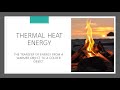 Types and Characteristics of Energy
