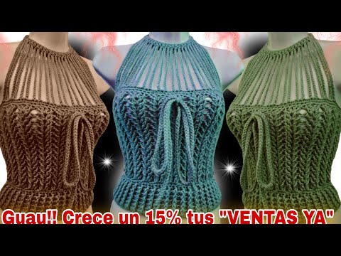 ⛔️ Guau!! Esta BLUSA a CROCHET hará crecer un 15% tus VENTAS (Vendelá por MÁS de 50 Dólares) 😱