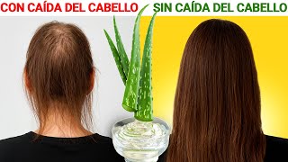 ¡Usa Aloe Vera para HACER CRECER el CABELLO y Detener la Caída!