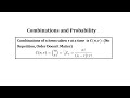 Probability and Combinations in Committees