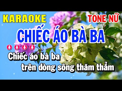 Karaoke Nhạc Sống Chiếc Áo Bà Ba Tone Nữ | Bolero | Huỳnh Anh