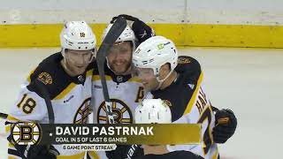 David Pastrňák Unbelievable Backhand Beats Out Igor Shesterkin