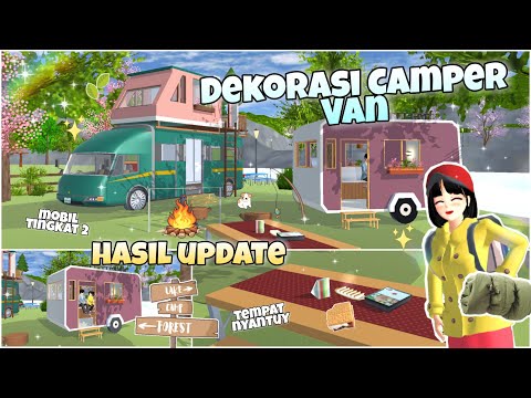 UBAH CAMPERVAN BUSUK KE CAMPERVAN BAGUS TINGKAT 2 !! ID + Save || SAKURA SCHOOL SIMULATOR