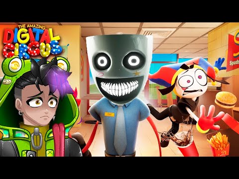 THE AMAZING DIGITAL CIRCUS - Ep 4: Mascarada en Spudsy's 🐸 SIMBA REACCIONA a GLITCH