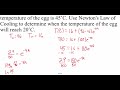 Newton's Law of Cooling Concepts