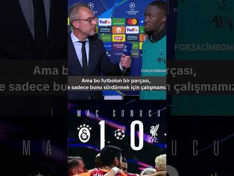 Ibrahima Konaté'den Galatasaray Övgüsü | Galatasaray 1-0 Liverpool | #galatasaray #shorts #gs