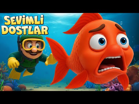 Kırmızı Balık Tüm Şarkılar ♥️ |  Sevimli Dostlar I 1 Saat Bebek ve Çocuk Şarkıları
