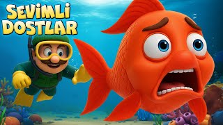 Kırmızı Balık Tüm Şarkılar ♥️ |  Sevimli Dostlar I 1 Saat Bebek ve Çocuk Şarkıları