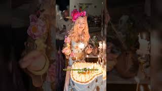 Madonna celebrates 68th birthday in over-the-top sequined couture and a flower crown #singer
