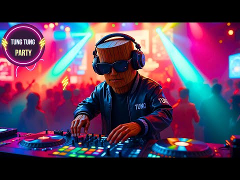 Tung Tung Tung Sahur (Official Lyric Video) 🎧 Music Party 🎶 DEM